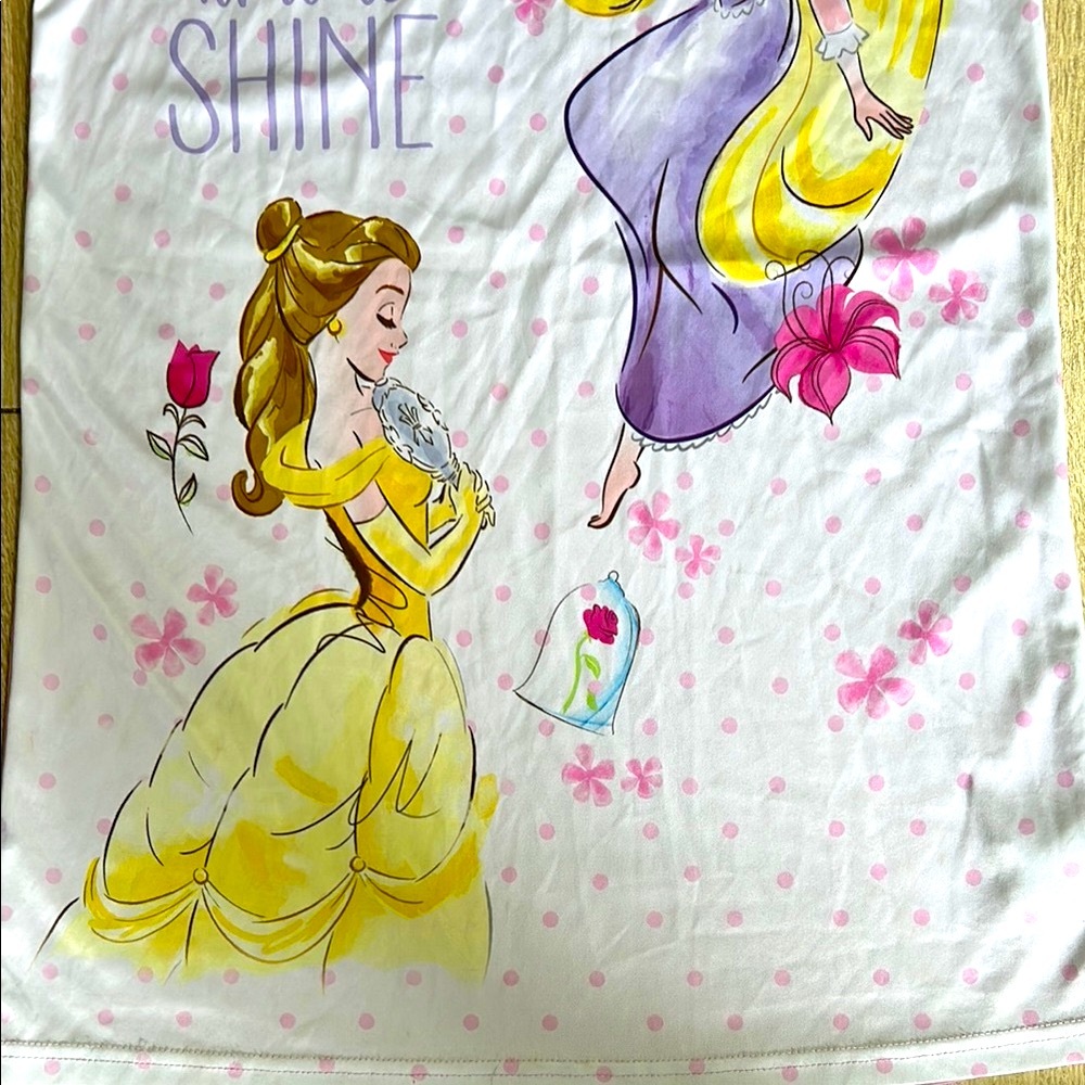 Disney Princess Nightgown Rapunzel Belle Beauty and the Beast Tangled Sparkle - Picture 4 of 9